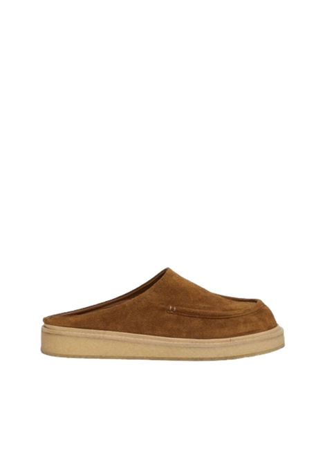 sabot suede uomo marroni MARNI | SBMR004004 P524600M30
